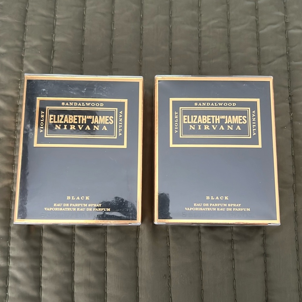Elizabeth and James Nirvana Black Eau De Parfum Perfume Lot of 2